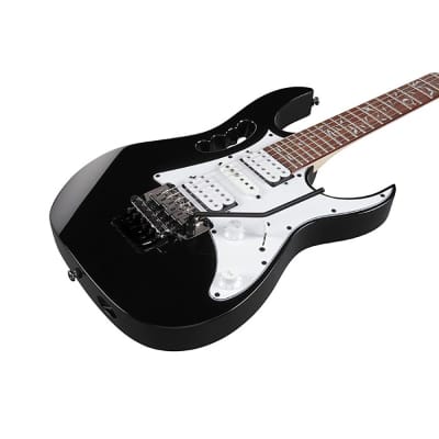 Ibanez Steve Vai Signature JEMJR Guitar, Jatoba Fretboard, Black image 2