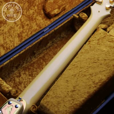 (Video) *One-of-a-Kind* Flite Lightning Strike, Ivory | 1980s Randy Rhoads Inspired Thunderbolt Shaped Axe | Ideal Touring / Travel Vintage Guitar | Made in England image 8