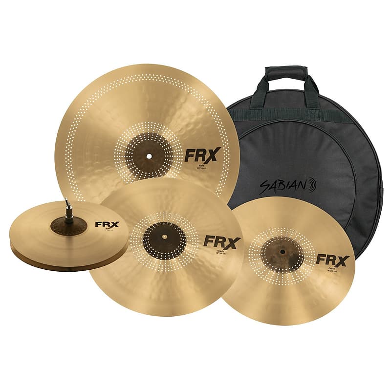 Sabian FRX PrePack Cymbal Set with Free Quick 22 Cymbal Bag Reverb
