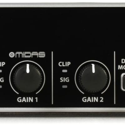 Behringer U-Phoria UMC22 USB Audio Interface  Bundle with On-Stage Stands DS7200B Adjustable Desktop Microphone Stand image 3
