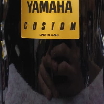Yamaha Late 80's/90's Made In Japan 8 x 8" Black Lacquer Finish Rock Tour Custom Tom - Sounds Great! image 1