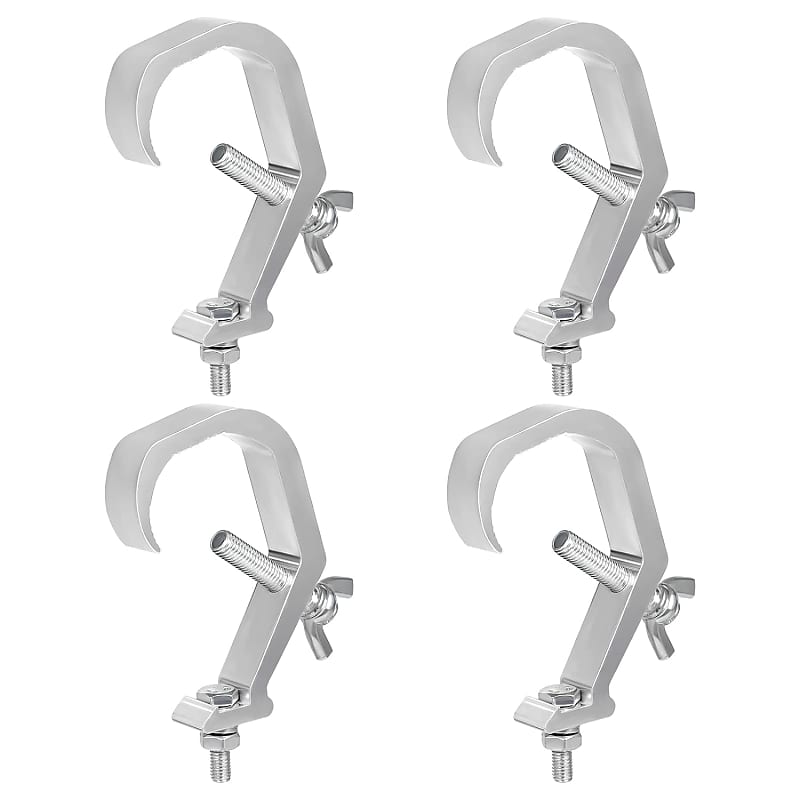 4Pcs Stage Light Clamp Hooks Metal Truss CClamp Mounting For Reverb