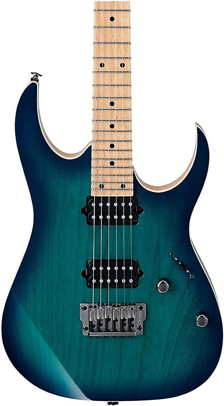 Ibanez RG652AHMFX Prestige RG Series 6-String Electric Guitar Nebula Green Burst image 1