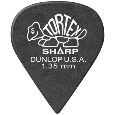 Dunlop Tortex Sharp Pick 12-Pack, 412P - 1.35 image 2