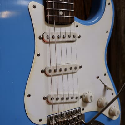 Keith Holland Customs S-ANS #1316 - Taos Turquoise Nitro with Hard Case image 12