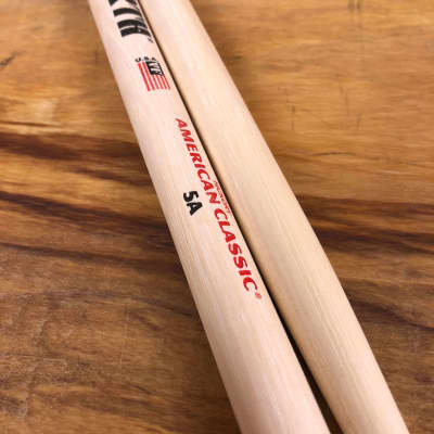 Vic Firth 5A American Classic Sticks - Hickory (pair) image 4