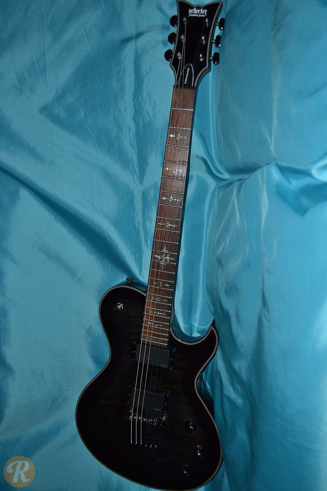 Schecter Damien Solo-6 Elite See-Thru Black | Reverb