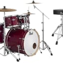 Pearl EXL Export Natural Cherry Lacquer 5pc Drums 22_10_12_16_14 Throne & Hardware Authorized Dealer