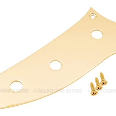 Gold Control Plate for Fender® Mustang® Cyclone® or Jag-Stang® Guitar w/Screws