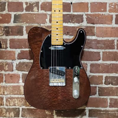 Fender Rarities Series Red Mahogany Top Telecaster with Maple Fretboard, 2019 - Natural image 1