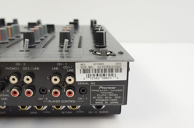 Pioneer DJM-600 4-Channel Professional DJ Mixer DJM600 | Reverb