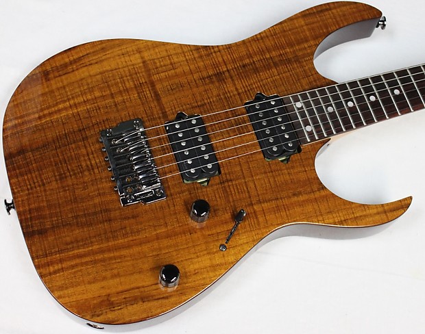 2015 Ibanez RG652KFX-KB Prestige Electric Guitar w/HSC Koa