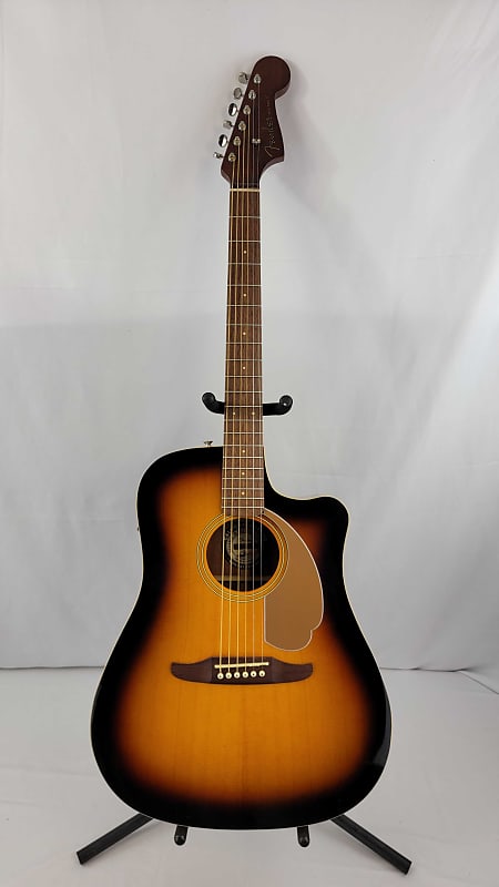 Fender Redondo Player Acoustic Guitar Sunburst image 1