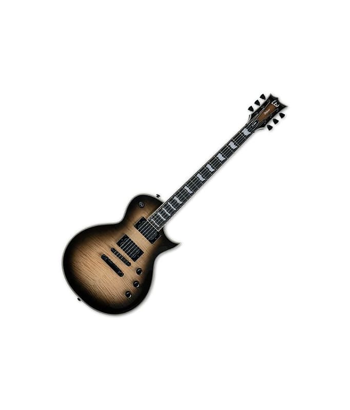 ESP LTD EC-1000T Electric Guitar Black Natural Burst image 1