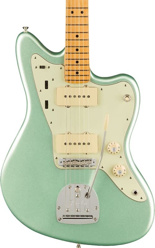 Fender American Professional II Jazzmaster Maple Fingerboard, Mystic Surf Green image 1