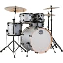 MAPEX ST5295FBIG Storm Rock 5 Piece Drum Set with Black Chrome Hardware, Iron Grey