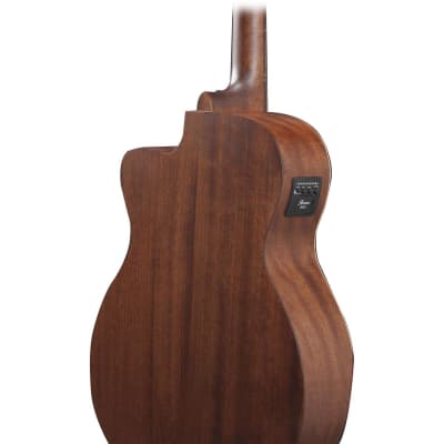 Ibanez Artwood Traditional AC150CEGrand Concert Acoustic Electric Guitar, Ovangkol Fretboard, Open Pore Natural image 7