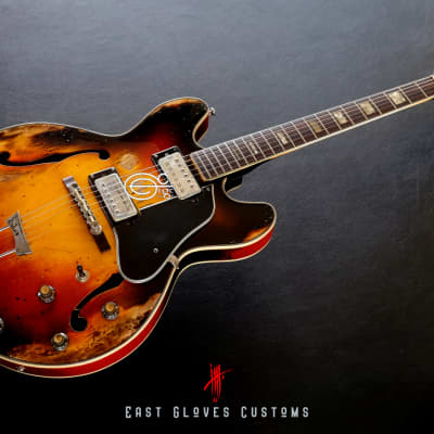 1960s Ventura Hollow body Natural/Amber Heavy Relic Made in Japan [$200 off for limited time only] image 2