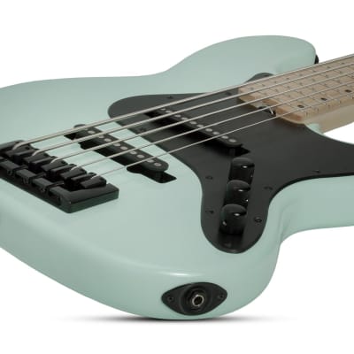 Schecter Guitar Research J-5 Electric BassW/Maple , Left Handed, Sea Foam Green 2915 image 4