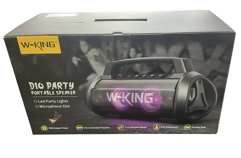 W-King Bluetooth speaker D10 image 1