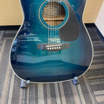 Yamaha FG-423S OBB Blue to black burst | Reverb