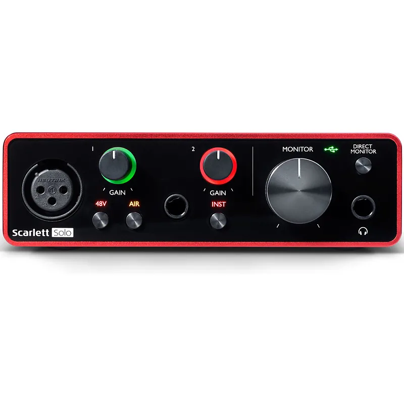 Focusrite Scarlett Solo 3rd Gen USB Audio Interface | Reverb