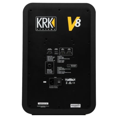 KRK V8 Series 4 2-Way 8" Active Studio Monitors (Pair) 2016 - 2021 - Black image 3