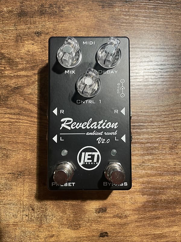 Jet Pedals Revelation Reverb V2 Black Reverb