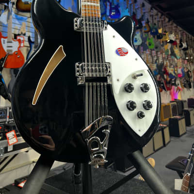 New 2023 Rickenbacker 360/12 12-String 360 Electric, Jetglo w/ OHSCase and Free Ship 756 image 5