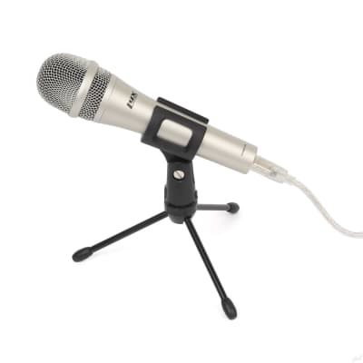 LyxPro HHMU-10 Cardioid Dynamic USB Microphone for Home Recording, Voice Over & Podcasting, Includes Desktop Tripod Stand & USB Cable image 12