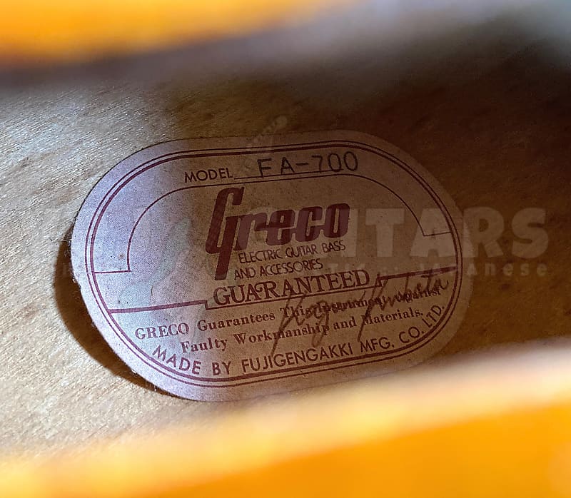 GRECO FA-700 ES-175 - FULL BODY MIJ VINTAGE 1982 - w/HSC