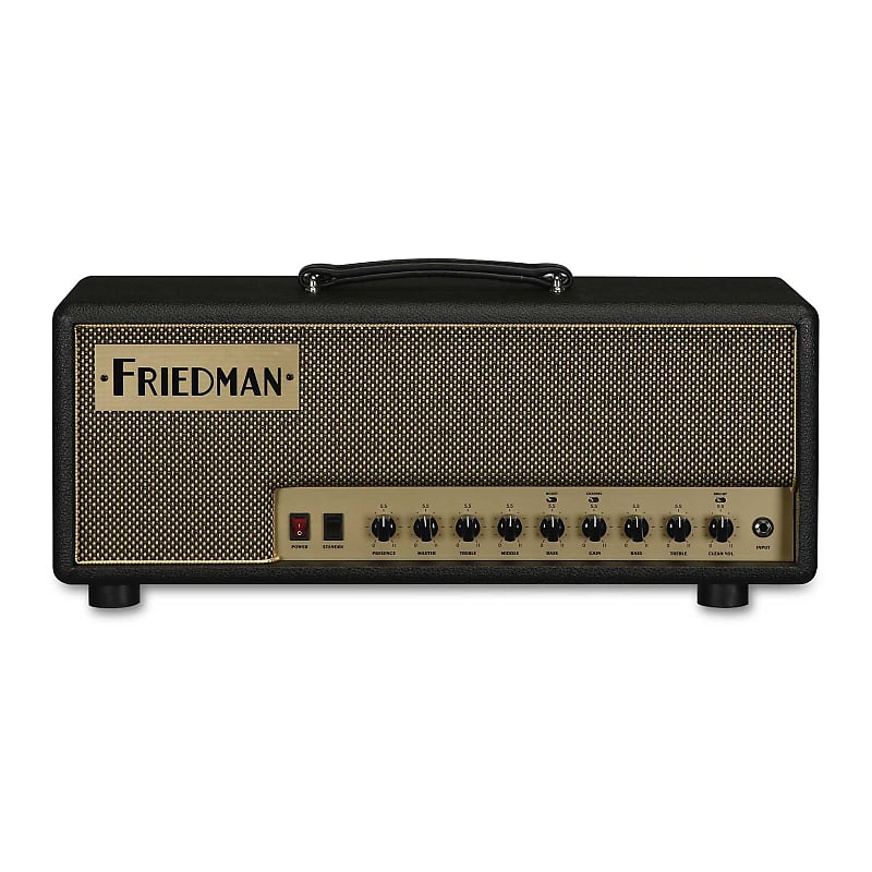 Friedman RUNT-50 Guitar Amplifier Head - 2-Channel 50w Head With EL34 Tubes, Series FX Loop, & Cab Sim Record Out image 1