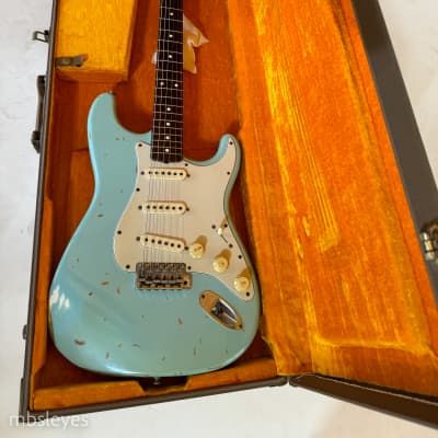 Fender Custom Shop '60 Reissue Stratocaster Relic - Cunetto - Daphne Blue image 4