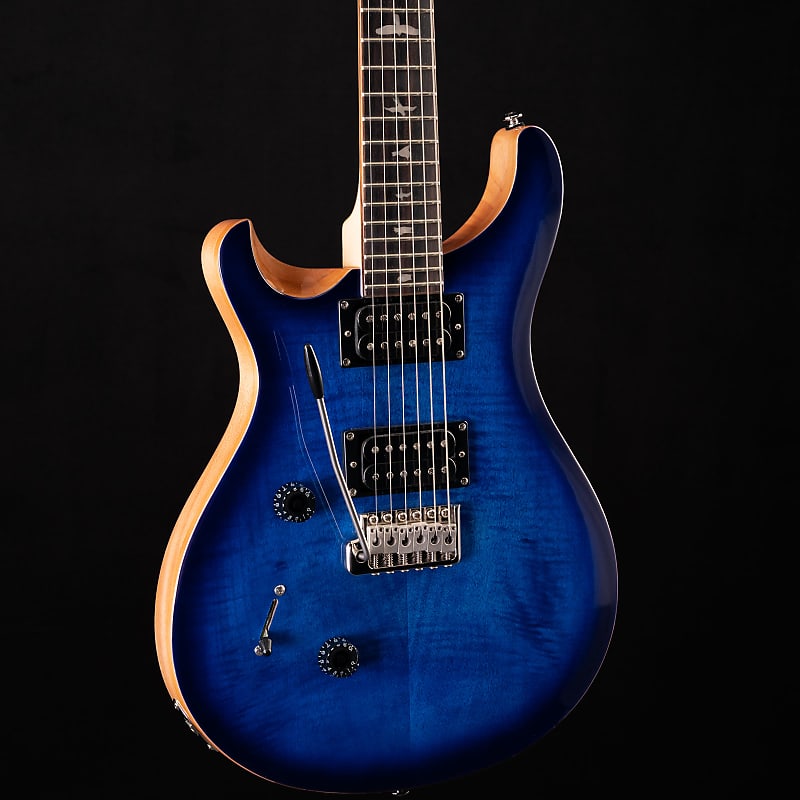 PRS SE Custom 24 Lefty Faded Blue Burst 427 | Reverb