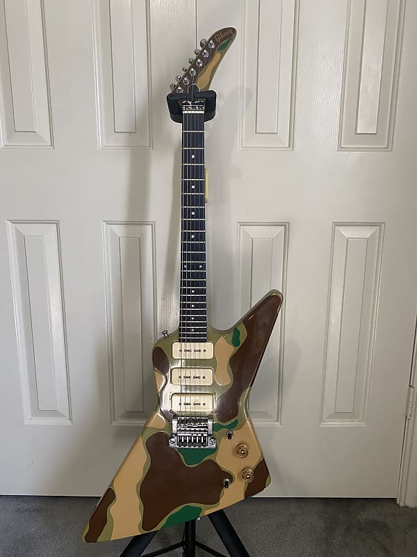 1984 Gibson Explorer III Designer Series Camo P-90's Camouflage 84