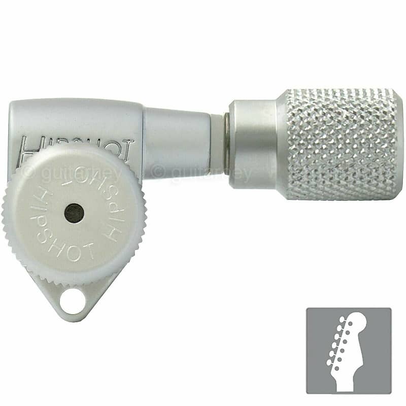 NEW Hipshot Open-Gear 6 in line Locking STAGGERED KNURLED | Reverb