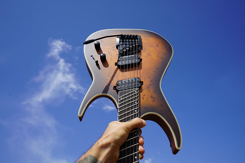 Dean EXILE Select-6 Multiscale Kahler Burl Maple 6-String Electric Guitar (2021) image 1
