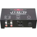 Galaxy Audio JIB/R RCA to XLR or 1/4 Inch Combiner Box