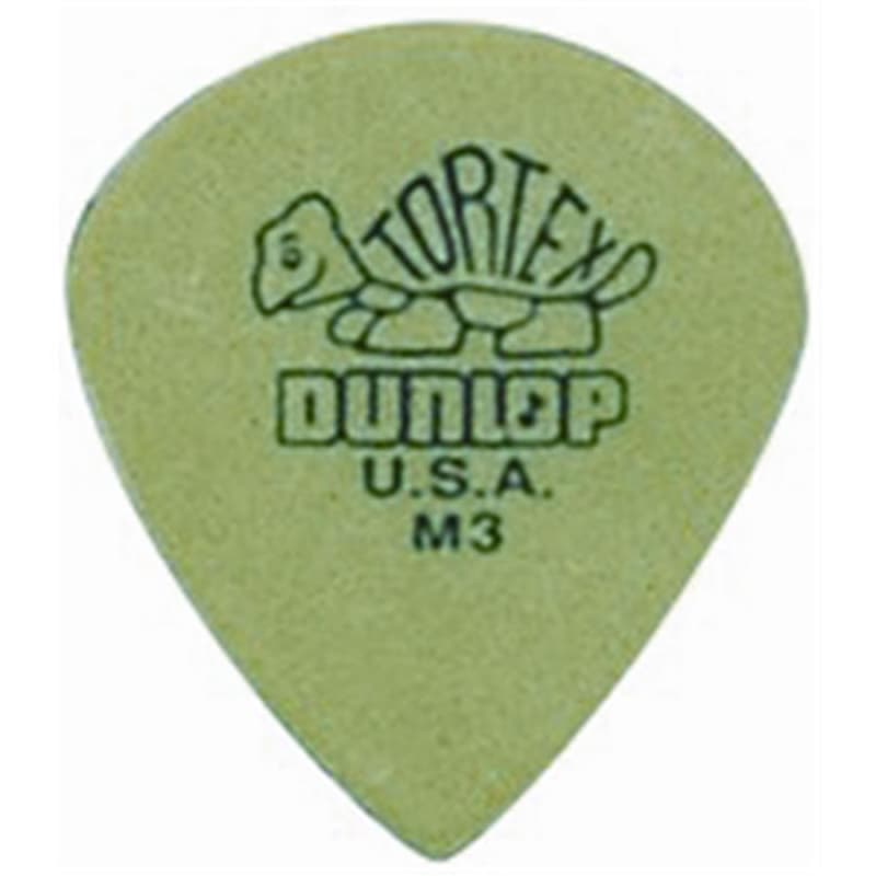 Dunlop 472r Tortex Jazz Green M3 image 1