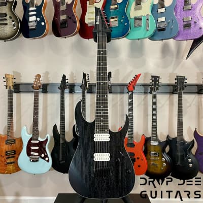Ibanez Prestige RGR752AHBF 7-String Electric Guitar w/ Case-Weathered Black image 2