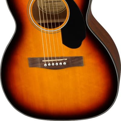 Fender CP-60S Parlor Acoustic Guitar. Walnut FB, Sunburst image 1