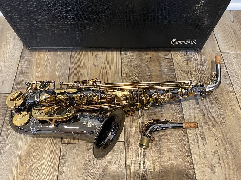 Cannonball A5-BL Big-Bell Stone Series Alto Saxophone - Beautiful!