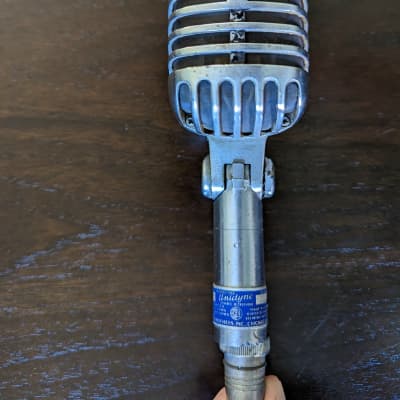 Vintage 1950's Shure 51 dynamic Microphone Nat King Cole | Reverb