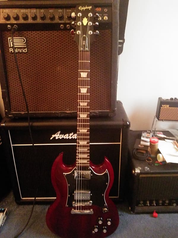 Epiphone SG Limited Edition Custom Shop 2006 Translucent Red | Reverb