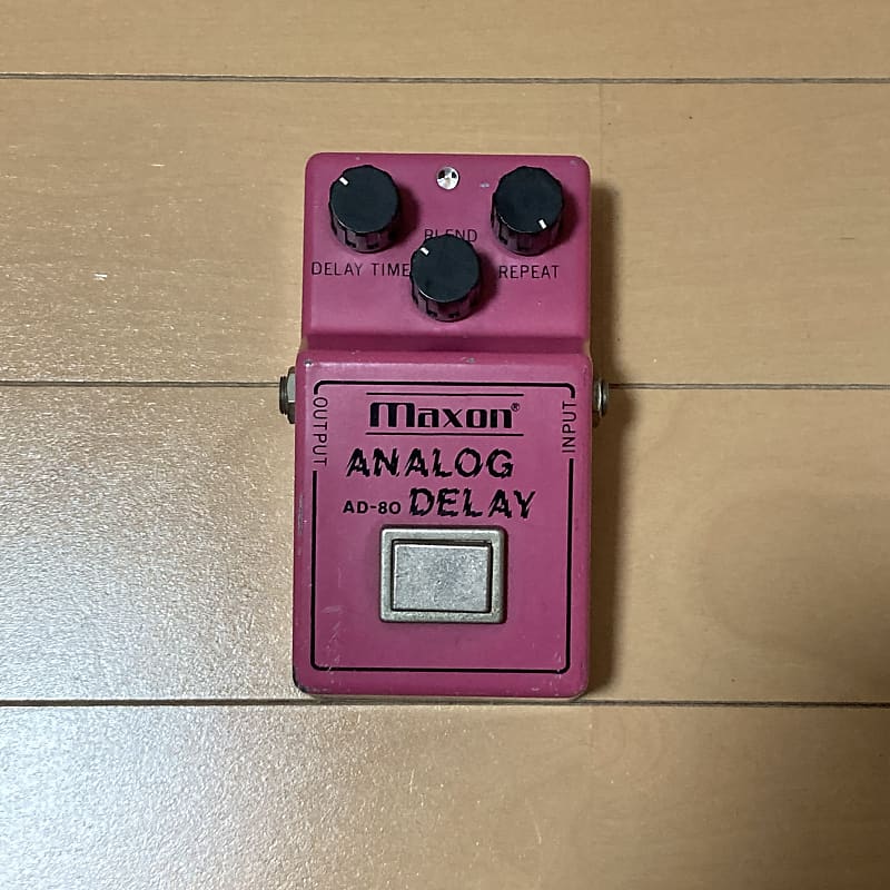 Maxon AD80 Analog Delay Vintage Japanese Pedal MIJ Japan Reverb UK
