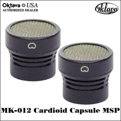 Oktava MK-012-02 MSP4 - Cardioid & Omni Matched Stereo Set - 2024 - Black - New - Wood Jewelers Box image 2