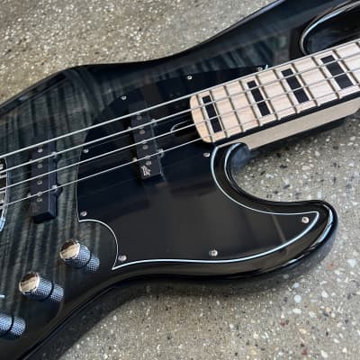 Mayones Jabba Classic 4 Flame Top 2022 - Trans Graphite Burst image 8