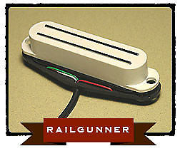 Rio Grande Railgunner for Strat RG - Rio Grande Railgunner / White image 1
