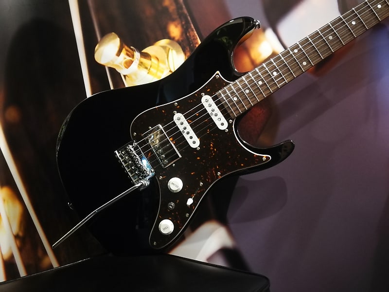 Ibanez AZ2204N-BK Prestige E-Guitar 6 String - Black + Case