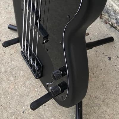 GAMMA Custom Bass Guitar P521-02, 5-String Alpha Model, Matte Black image 4